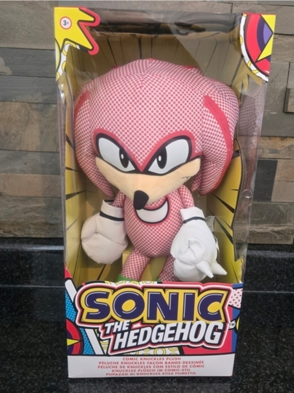 Sonic the Hedgehog Knuckles Comic Edition Plush